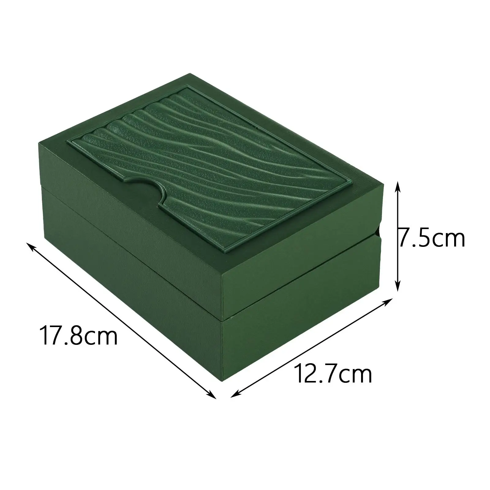 Afbeelding 7: Horlogedoos Stofdicht Ornament Hout PU Horlogebescherming Beschermende container voor armbanden Dames Heren