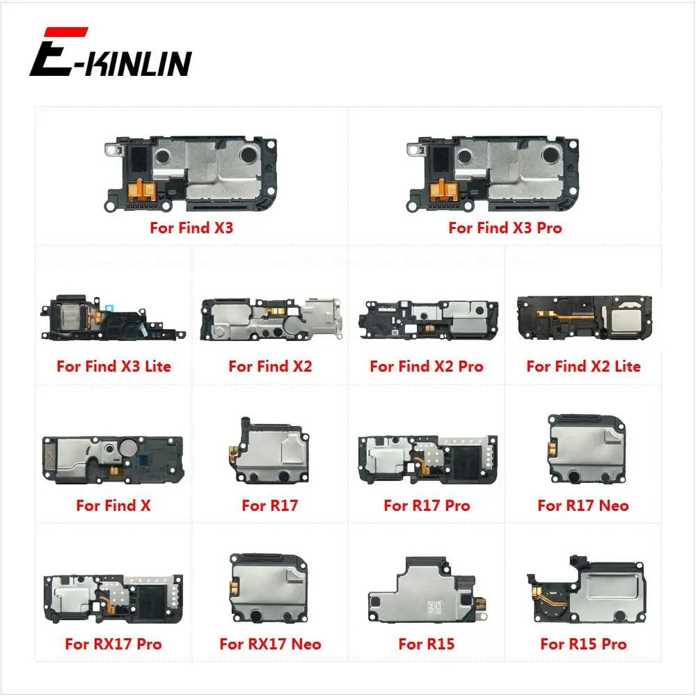 Rear Bottom Buzzer Ringer Loudspeaker For OPPO Find X3 X2 X R17 RX17 R15 Pro Lite Neo R15x Loud Speaker Flex Cable