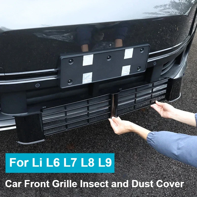 pour-li-lixiang-l7-l8-l9-2022-2024-grille-avant-de-voiture-filet-anti-insectes-protection-anti-poussiere-accessoires-de-modification-automobile