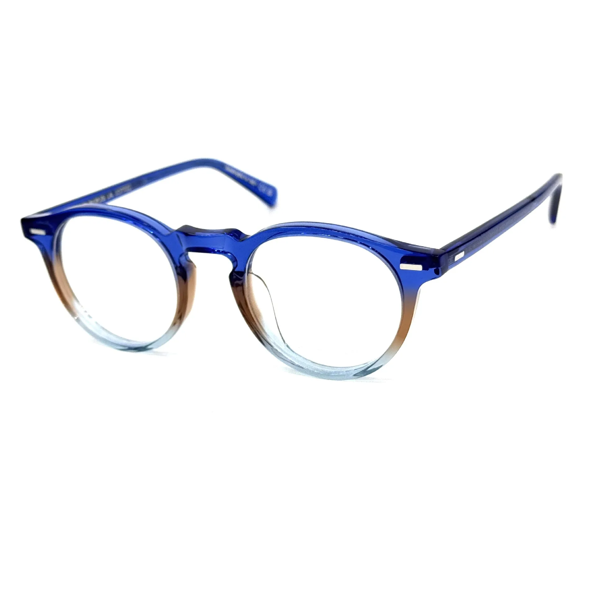 47mm Size Birell Belight Optical New Arrival Fancy Vintage Retro Acetate Spectacle Frame Prescription Lens OV5186 Gregory Peck