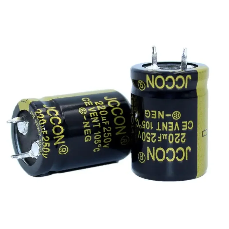 250v220uf JCCON Thick-foot Electrolytic Capacitor Volume 22x30  Inverter Power