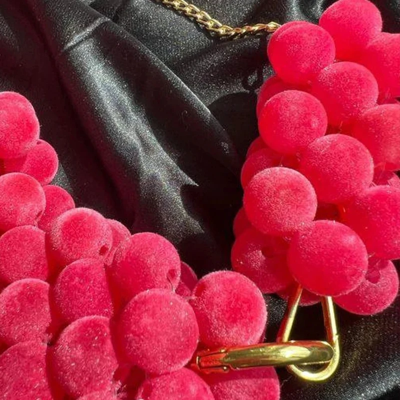 Borsa natalizia autunno inverno con perline vellutate la borsa perfetta per ogni occasione regalo 2023 nuove borse a tracolla da donna di moda regalo