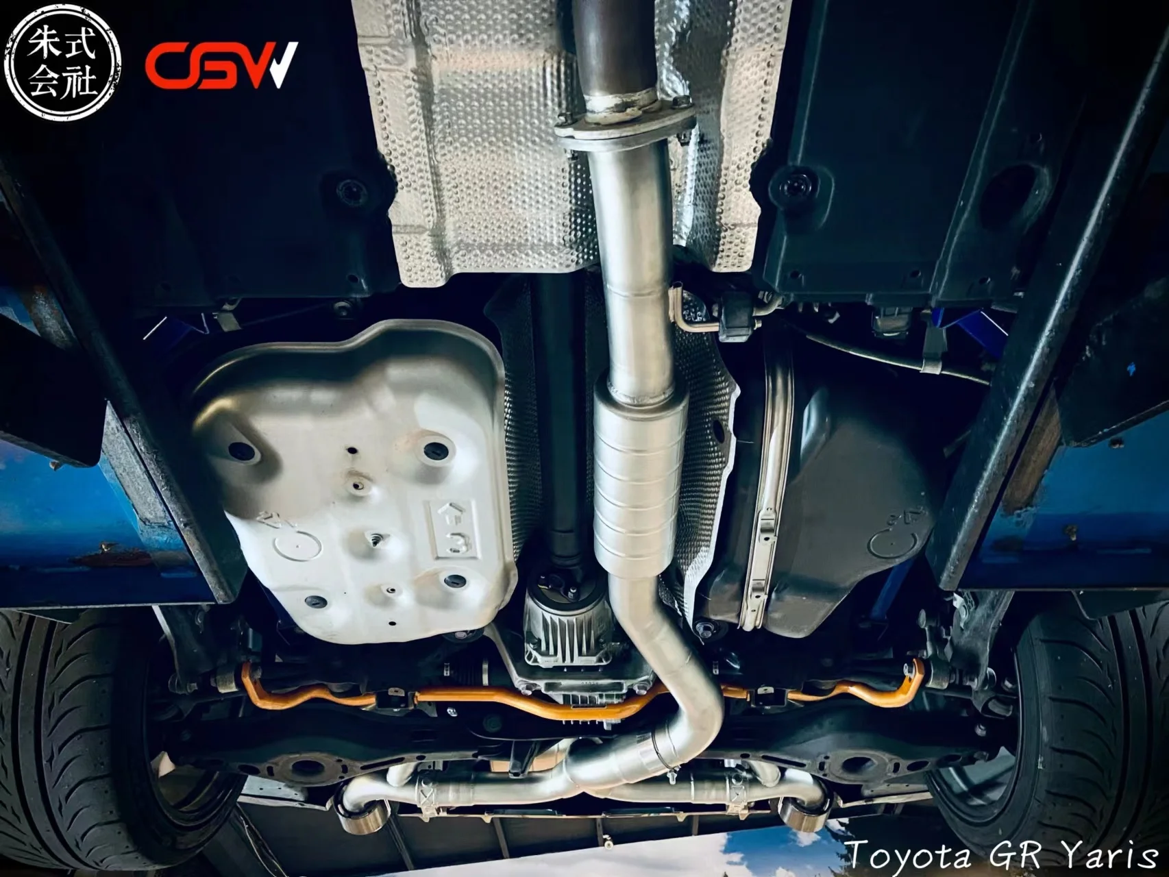 CGW New Design Exhaust Muffler Piping with Electric Valves for  Yaris