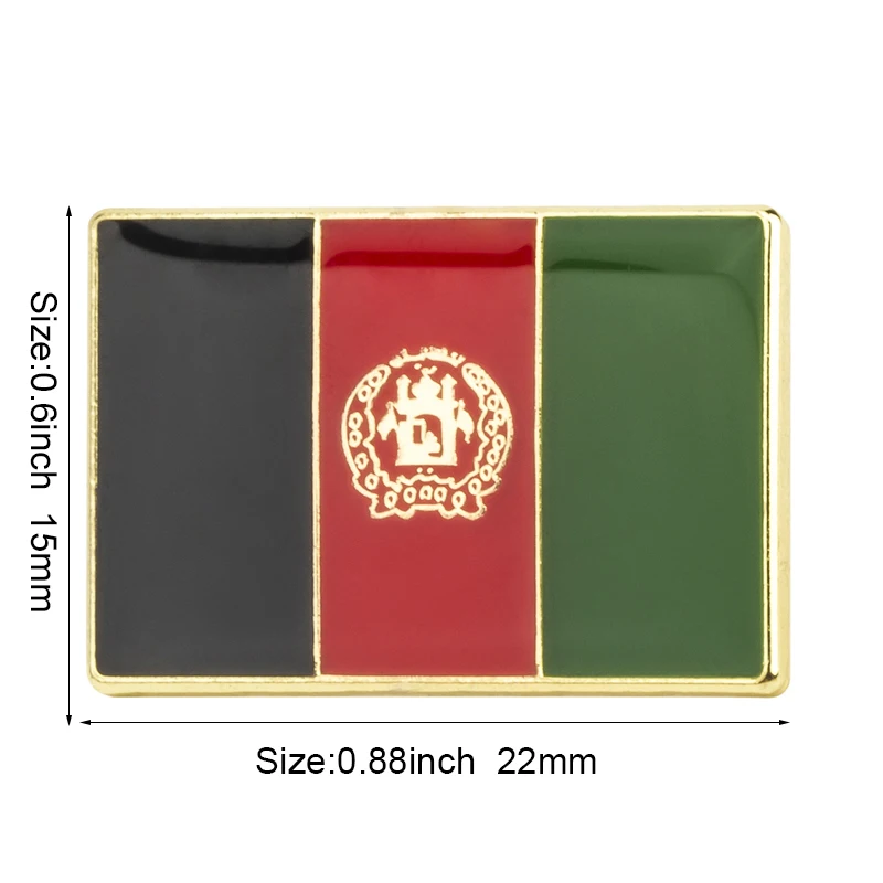 Afghanistan Flagge Metall-Anstecknadel Flaggen-Pin Abzeichen