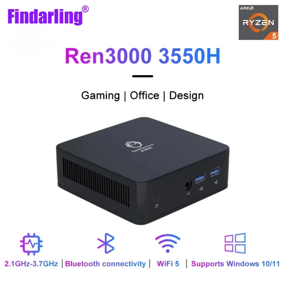 NUC Mini PC AMD Ryzen 5 3550H CPU Windows 10/11 DDR4 8GB 256GB 16GB 512GB WIFI5 AMD NUC Desktop PC Gamer Computer