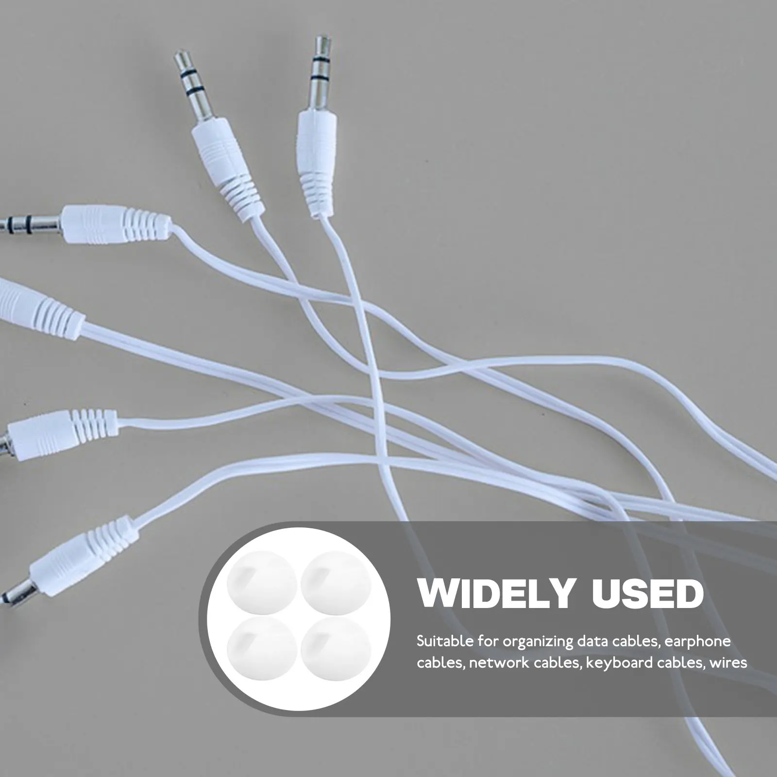

Набор из 10 пластиковых органайзеров для проводов: милые зажимы-держатели для кабелей, удобные фиксаторы для проводов для дома, офиса и бытовой техники