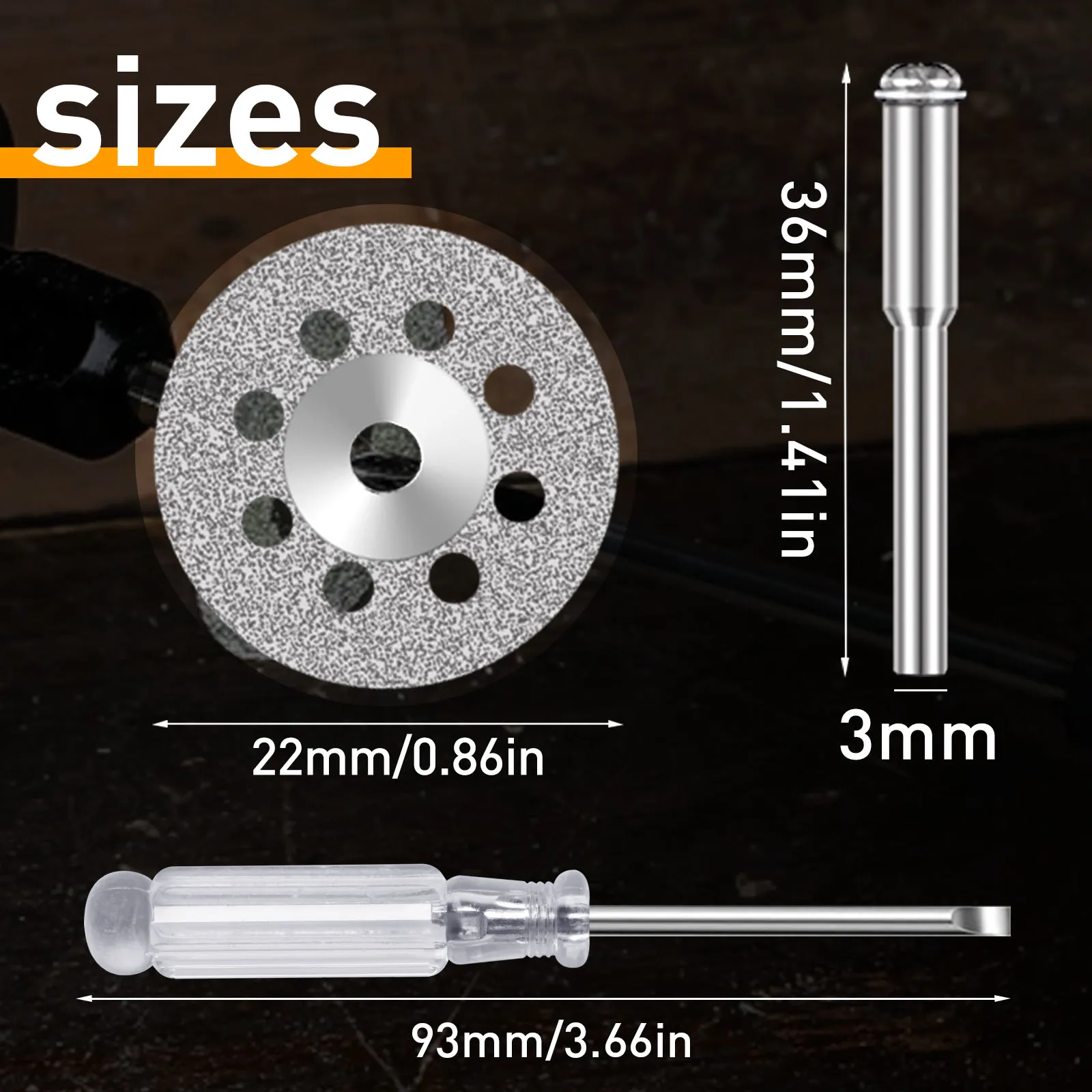 LiveOnce 30-Piece 545 Diamond Cutting Wheel Set – 22mm Cut-Off Discs With 3mm Mandrels For Dremel Rotary Tools, For Glass, Tile, Marble, Plastic (Not For Metal) Diamond Cutting Wheels For Dremel LiveOnce 30-Piece 545 Diamond Cutting Wheel Set – 22mm Cut-Off Discs With 3mm Mandrels For Dremel Rotary Tools, For Glass, Tile, Marble, Plastic (Not For Metal) Diamond Cutting Wheels For Dremel