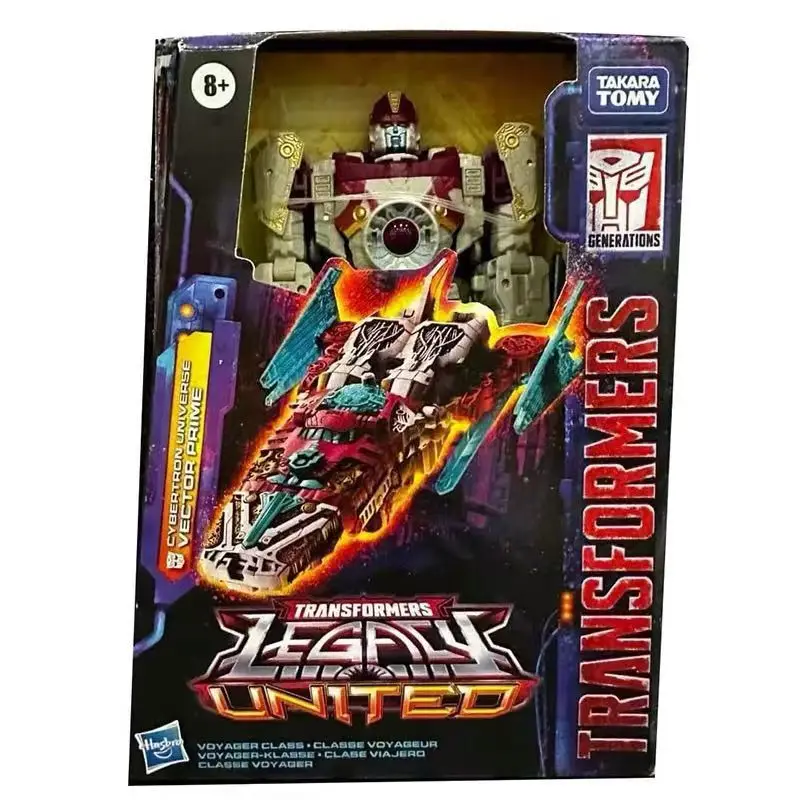 

In Stock Original Hasbro Transformers Legacy United Cybertron Universe Vector Prime Voyager Class Articulated Super Action