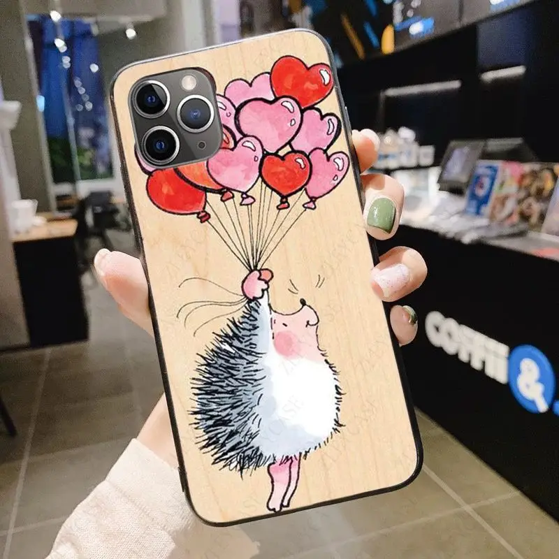 cartoon Hedgehog fox dog animals phone cover for iPhone 15Pro 16pro 13PRO max 7 8 XR 14plus 11pro 12pro max 13mini SE 2020 cases