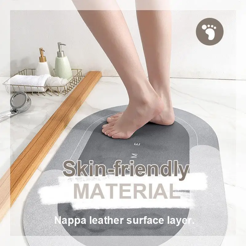 

Super Absorbent Floor Mat Soft Carpet Slip-resistant Bathing Room Rug Floor Door Mat Dirt Barrier Floor Door Cushion Mat Rug