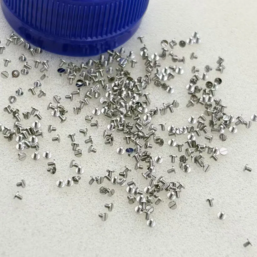10/ 30/ 50/ 70pcs  Watch movement accessories 8200 movement upper clamp plate screw pendulum splint screw