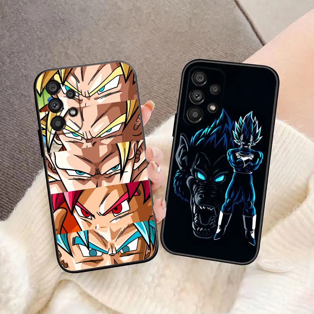 D-Dragon Ball Z Son-Goku Handyhülle für Samsung A73 A72 A71 A57 A56 A55 A54 A53 A52 A37 A36 A35 A32 A23 A22 A17 A16 A14 A33 Hülle – Detail 2