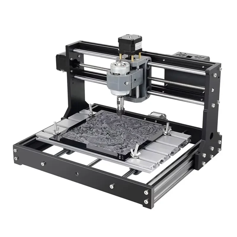 For 32bit Chip 3D 3 Axis High Precision CNC Router Machine Bearing Motor 775W Spindle Motor 3018 Milling Cutting System