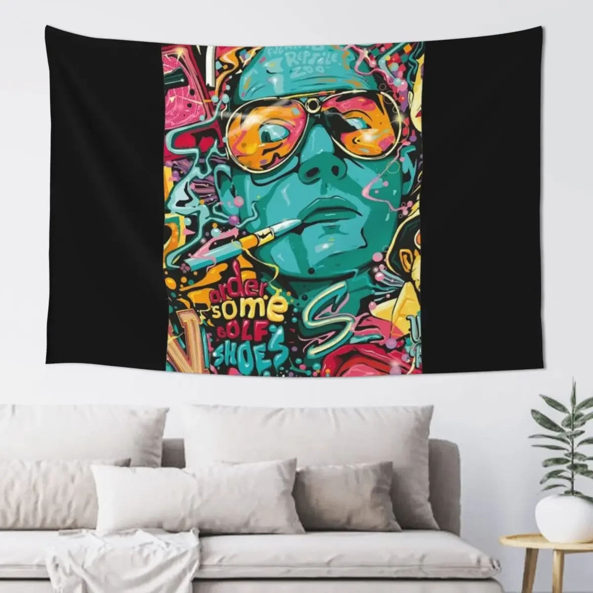 Want More Out Of Your Life Fear And Loathing Little Known Ways Tapestry Anime Decor Korean Room Decor Tapestry