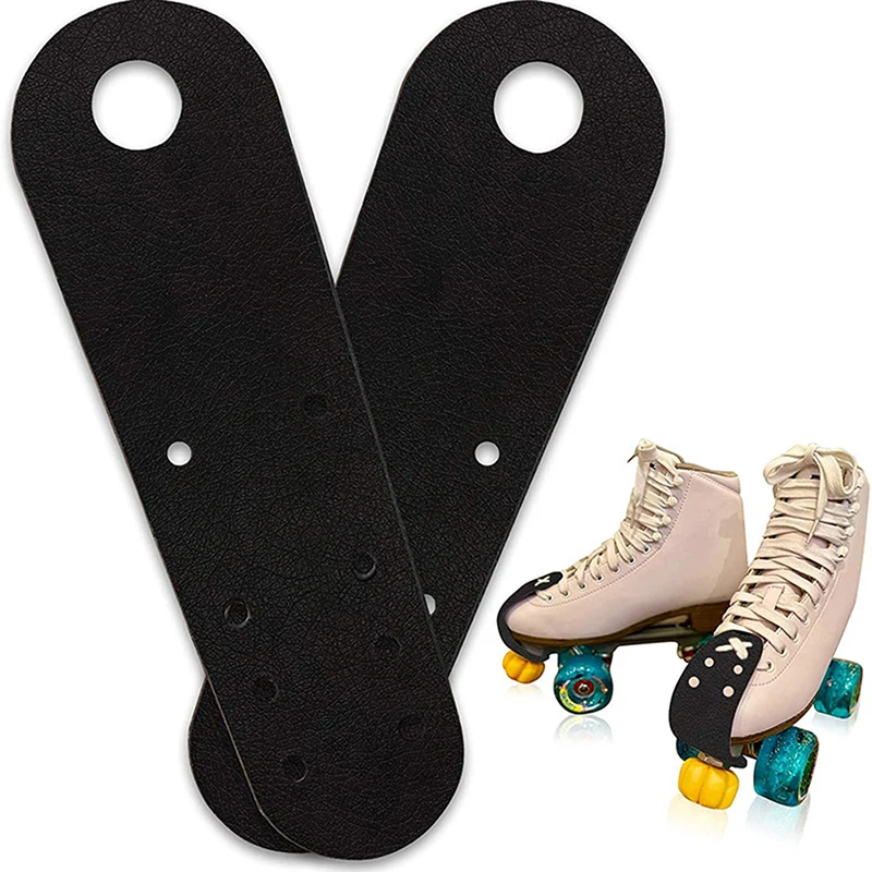 Protège-orteils en cuir pour patins à roulettes, 1 paire, protection pour chaussures de patinage, couverture pour patins à glace, accessoires durables