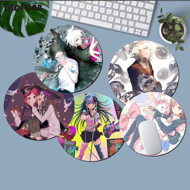 Danganronpa Animation Round Big Promotion Table Mat Student Mousepad Computer Keyboard Pad Games Pad Office Desk Accessories