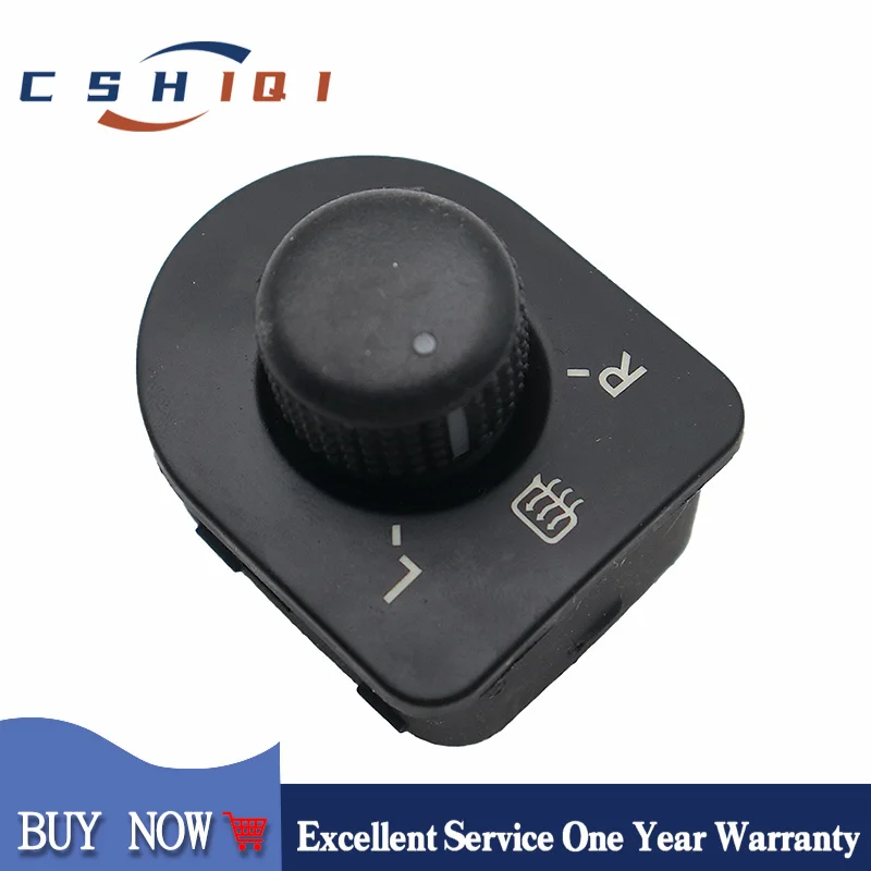 

1J1959565F Car Side Mirror Knob Switch Rearview Adjustment Button Heating Control For Vw Golf4 Passat Beetle Jetta Mk4 1998-2007