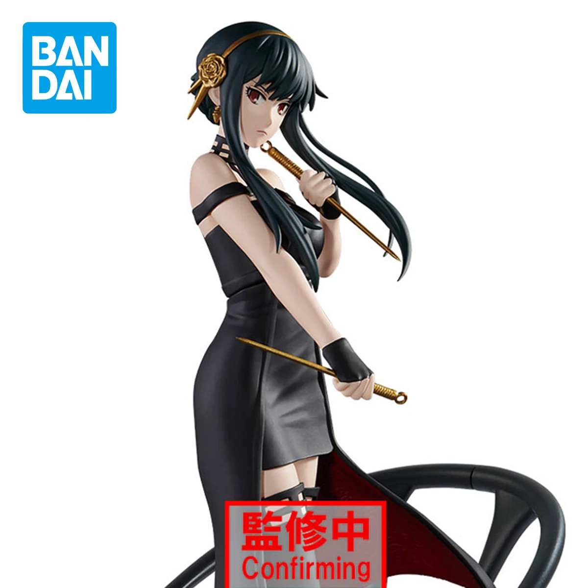 

Original Genuine Banpresto SPY x FAMILY DXF Yor Forger rose flower Action Anime Figure Creative Desktop Model Decorations 18Cm