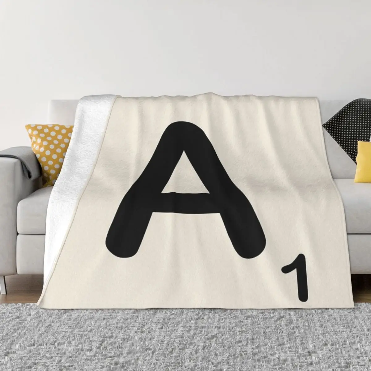 Scrabble Tile A Quilt Blankets Winter Blankets Home And Decoration Throw Blanket