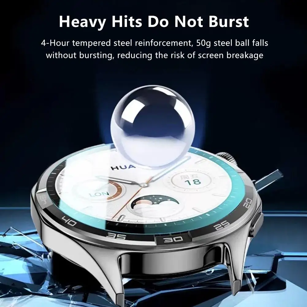 For CMF Watch Pro2 HD Transparent Glass Watch Protective Film Anti-fingerprint Perfect Fit Scratch-resistant Screen Protector