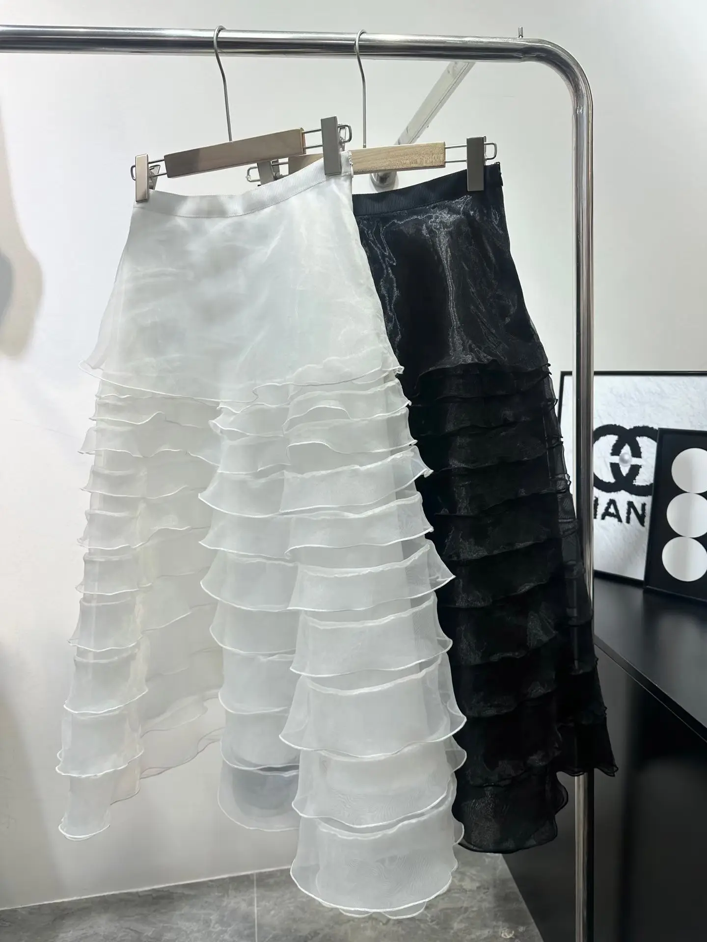 

Высококачественная юбка из фатина DiLireba, десятислойная, многоярусная, с высокой талией, из полиэфирного волокна, для повседневной носки, без эластана, с боковой молнией