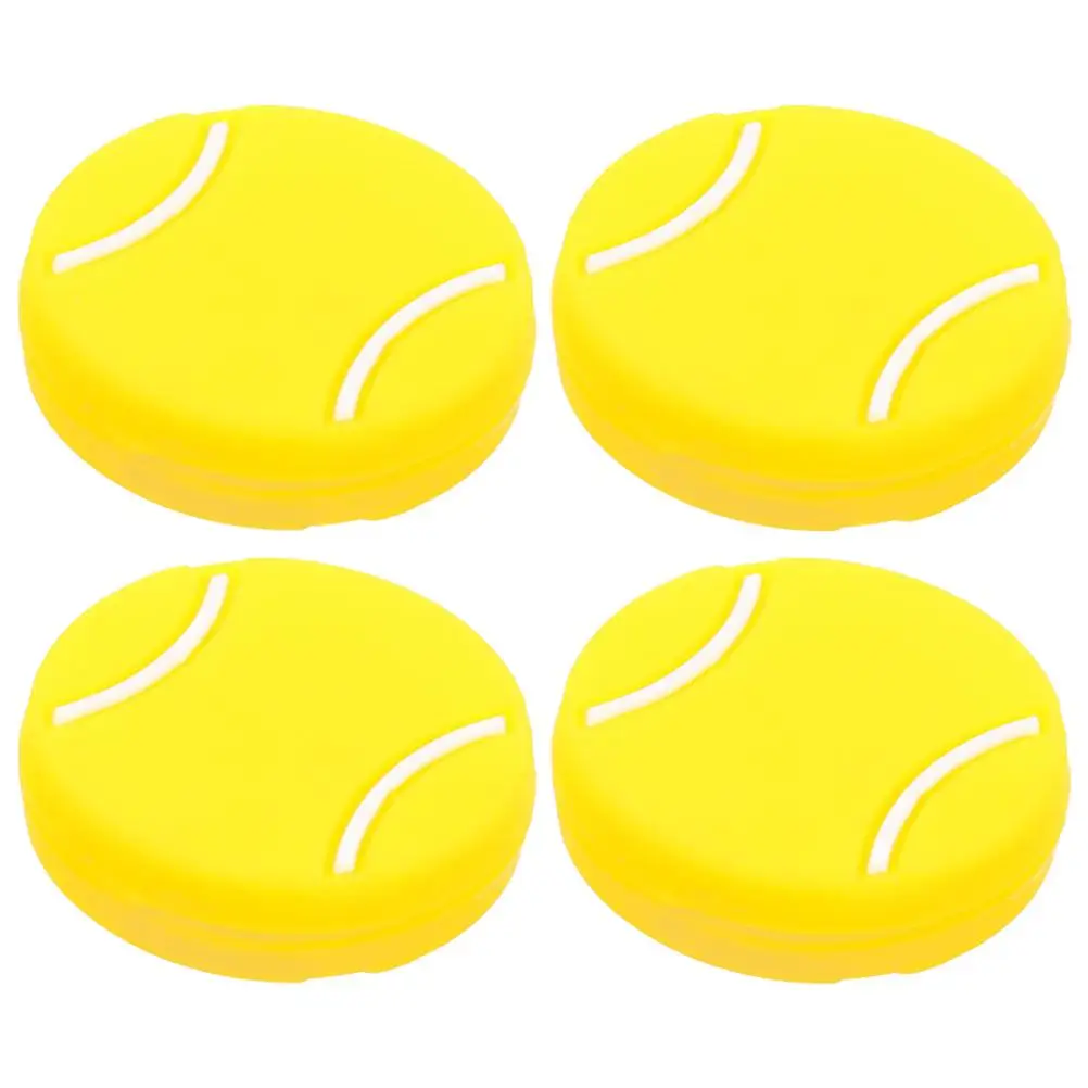 

4 Pcs Tennis Racket Vibration Dampener Decorative Silicone Gel Dampeners Tennis Accessory Lightweight Practical