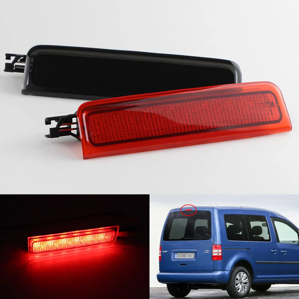 Car High Level Rear Brake Light For Volkswagen For VW Caddy 2003-2015 2K0 945 087C Stop Lamp Third 3rd Centre with LED Bulb