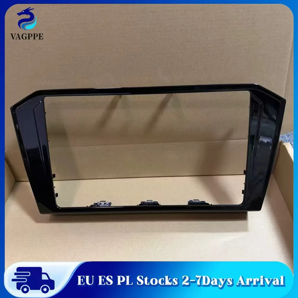 8 Zoll 9,2 Zoll MIB 2 Radio-Rahmen Auto-Multimedia-CD Dekoratives Panel ABS Bildschirm-Display-Blende für Passat B8 ab 2018 3GD 858 069 B 3GD 858 069 C 3GD858069