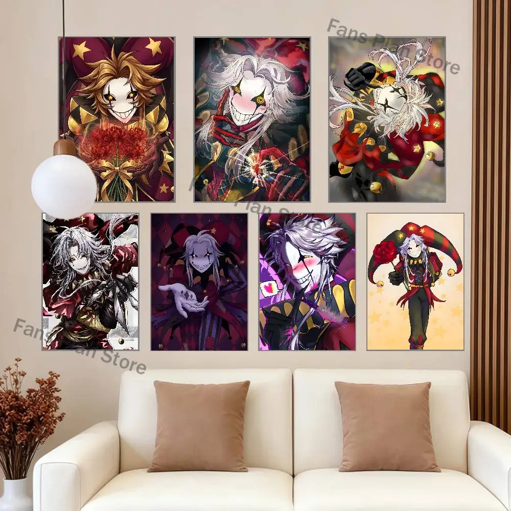 Pierrot The F-Freaks Circus Poster High Quality Dorm Living Room Aesthetic Wall Decoration Painting Stickers Gift
