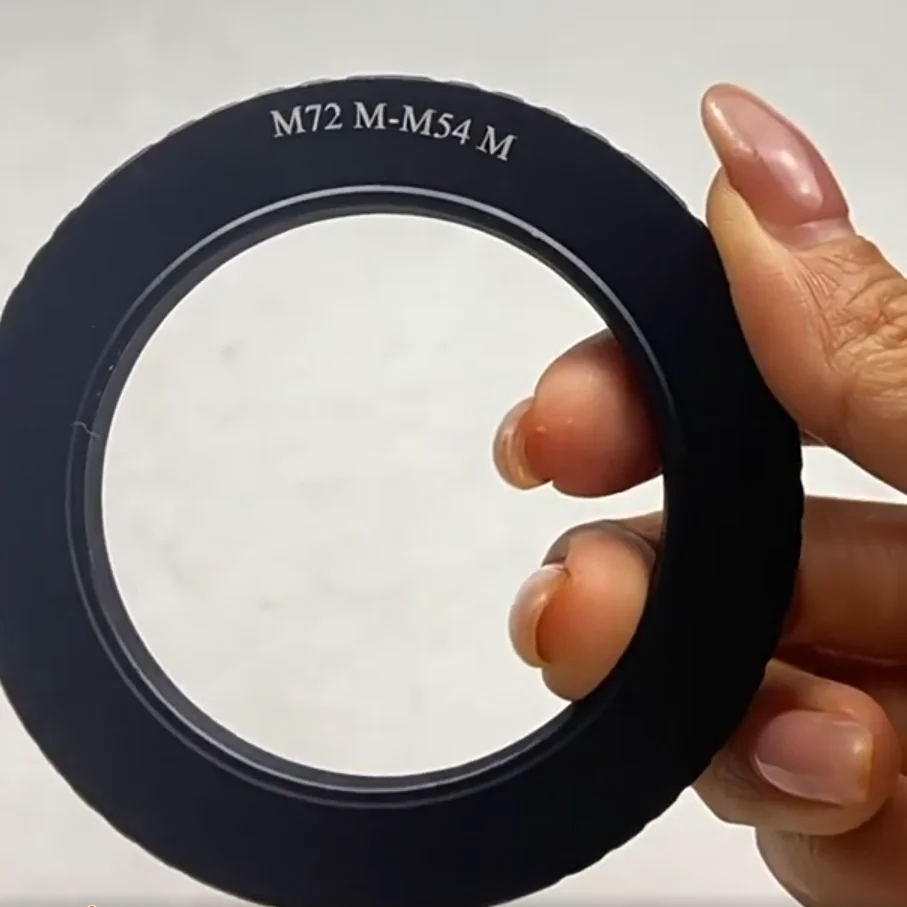 8mm 25mm Long Extend Adapter Ring M72X1 Male Thread to M54X0.75 Male Thread Connecting Ring for Takahashi Telescope FSQ106 RH200