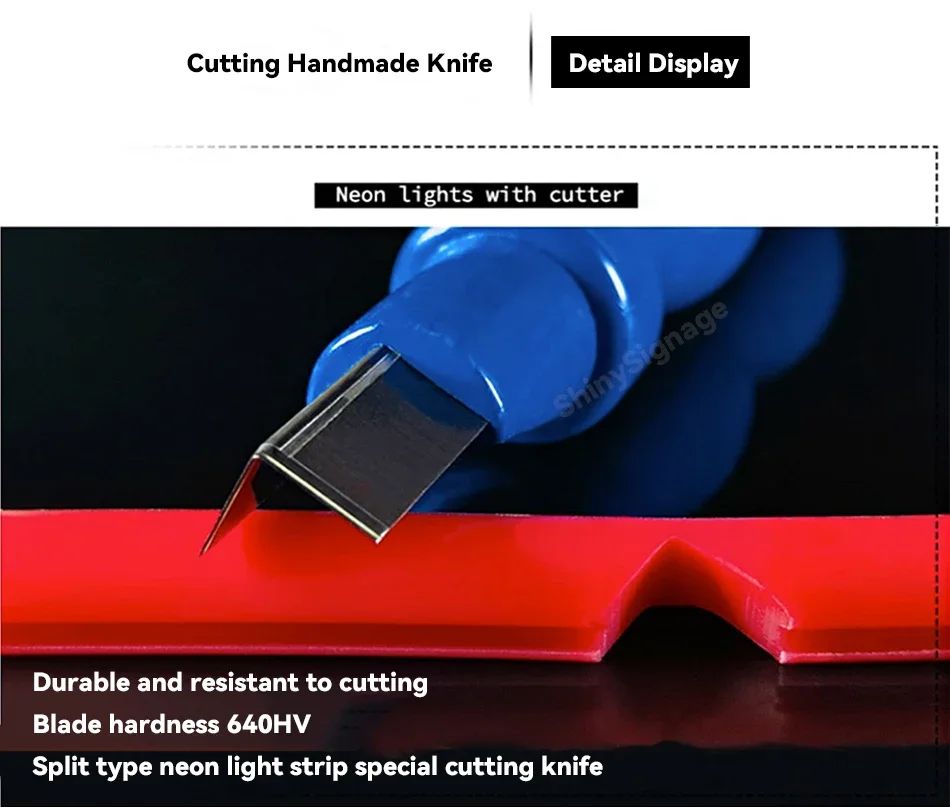 LED Neon Light Split Silicone Strip Cutting Tool Right Round Right Angle Arc Cutter Hand Tool Carving Knife Accessories Tool