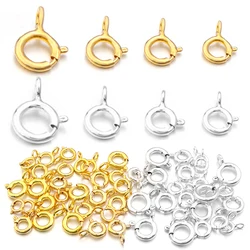 5 sztuk/partia 925 Sterling Silver wiosna pierścień zapięcie z otwartym Jump pierścień zapięcie dla łańcucha bransoletka naszyjnik złącza tworzenia biżuterii