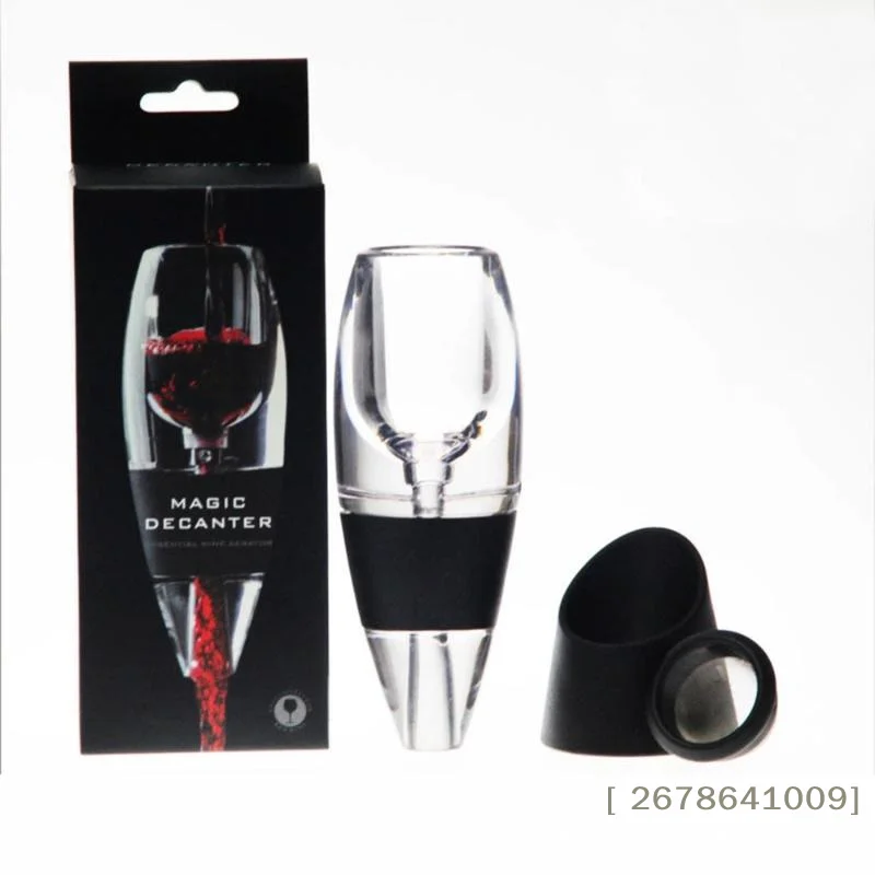 ⚑1 Set Red Wine Whisky Aerator Dispenser For Bar Party Kitchen Wine Decanter Pourer With Filter And Base Quick Sobering