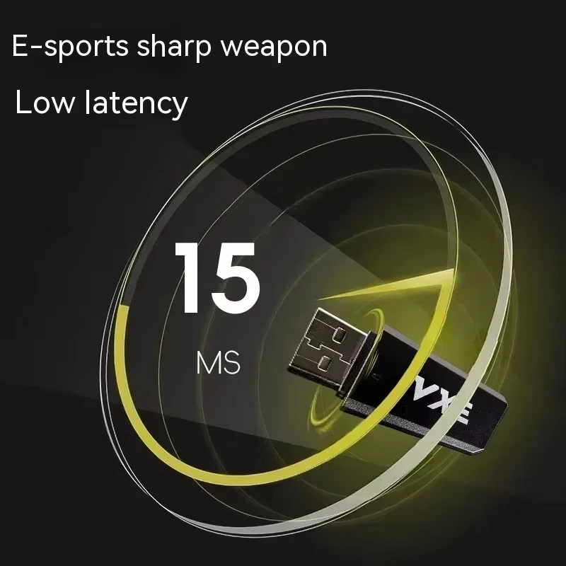 VGN VXE Sirene V1 Gaming Headset Bluetooth 5.3/2.4g Tri-Mode Lichtgewicht hoofdtelefoon Lage latentie Esports Op het hoofd gemonteerde headset Cadeau