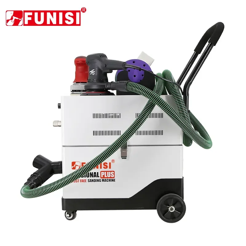 Auto Repair Dry Vacuum Sander Dust Free Polishing Machine Car Sanding Machine