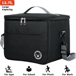 12.7L Large Insulated Lunch Bags Leakproof Cool bag Thermal Lunch Box for Women Men Kids Camping Work Office School Picnic Pack