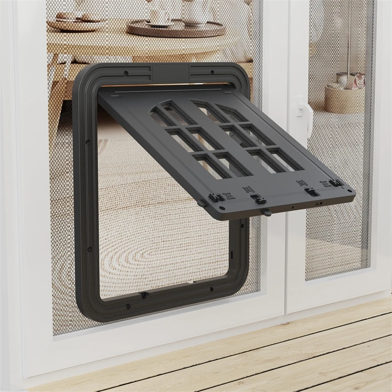 Dog Screen Door Magnetic Pet Flap Self Closing Mesh Screen Door For Cats And Small Medium Dogs Easy Installation Durable -Home