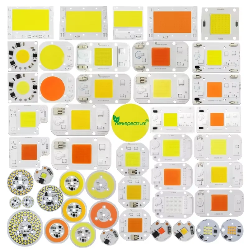 Chip de LED personalizado para holofotes, holofotes, streetlight, crescer a luz, 1W, 3W, 5W, 7W, 9W, 10W, 12W, 15W, 20W, 30W, 50W, 100W, 150W, 200W, 300W