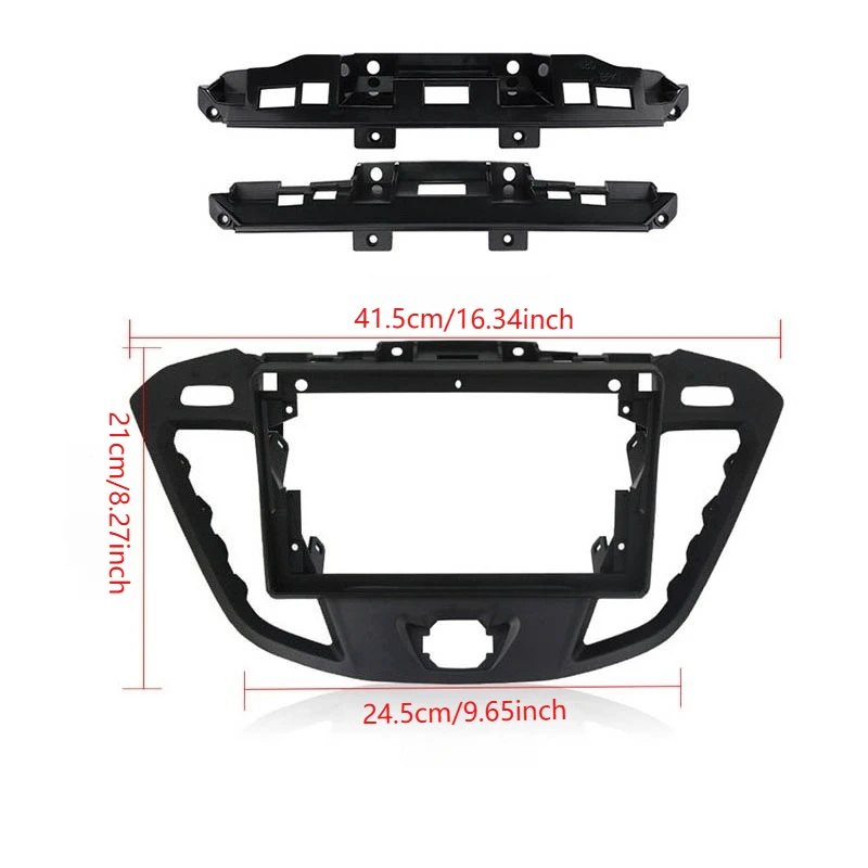 For FORD Transit Tourneo 2017 Car Android Radio Frame Fascia Stereo Panel Frame Dashboard Mount Kit