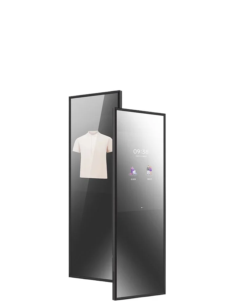 32-Inch vertical advertising machine display Android touch screen floor-to-ceiling mirror all-in-one machine