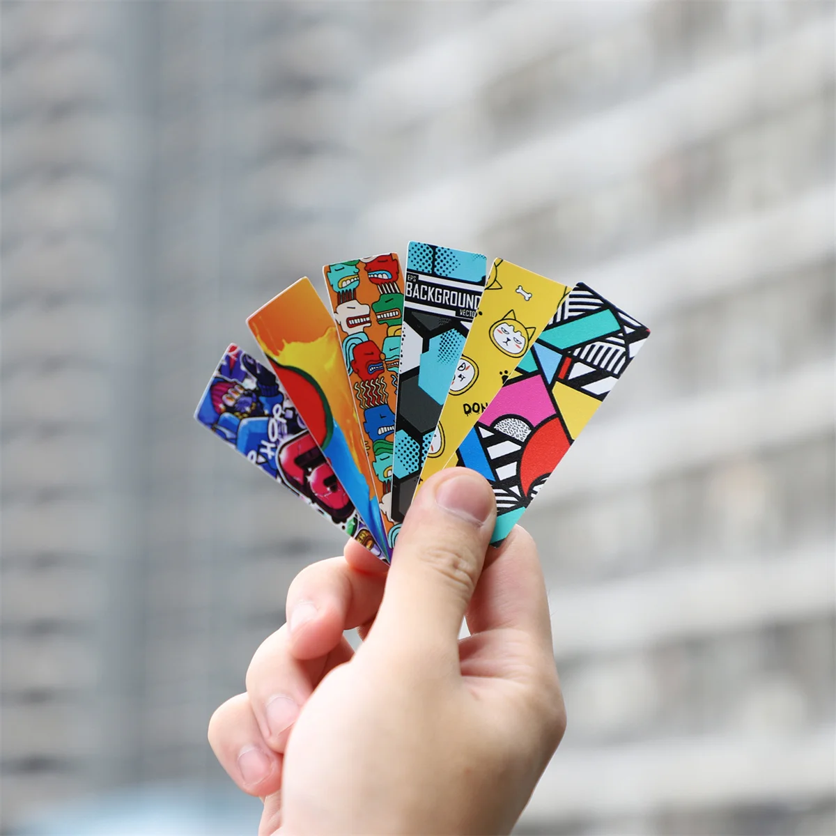 1pcs Colorful Insert Cool Trendy PET Card Decals Stickers Handheld Gimbal Accessories for Insta360 Flow Card Decals Stickers