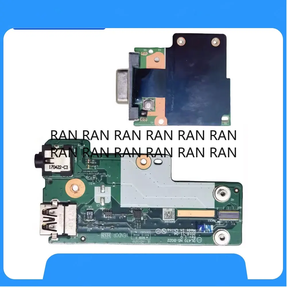 

Для Lenovo ThinkPad L450 L460 L470 ноутбука VGA USB-плата разъем для наушников звуковая карта аудио плата кнопка питания плата NS-A352 NS-B023
