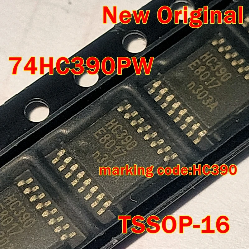 

1pcs to 100pcs 74HC390PW TSSOP-16 New Original marking code:HC390 Dual decade ripple counter