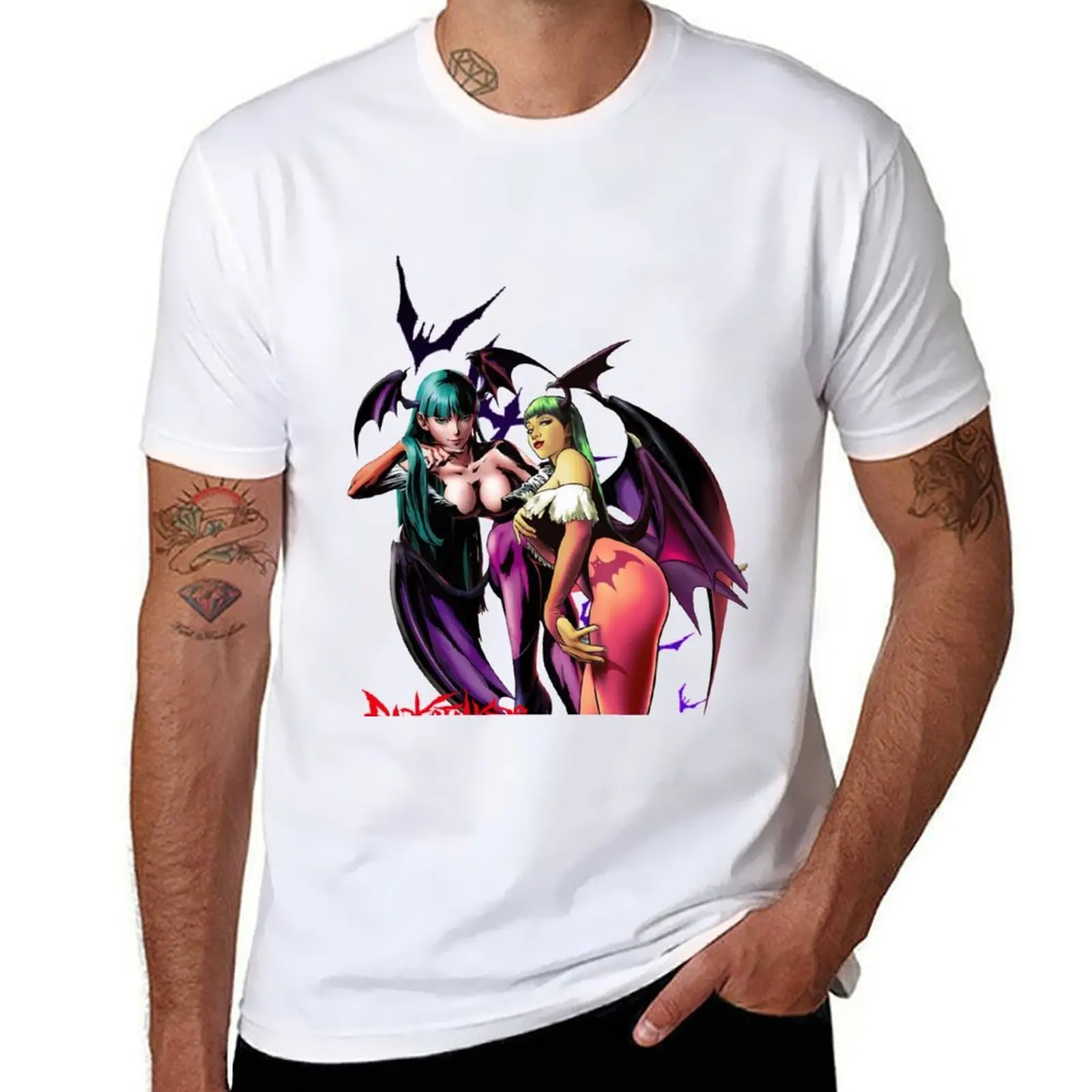 

Morrigan Darkstalkers T-Shirt t shirts cotton 100% t shirts for man pack white T-Shirt