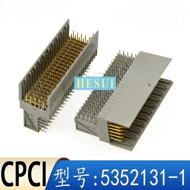 5352131-1 CPCI backplane connector 2.0mm pitch 110P male seat 90 degrees 5*22P