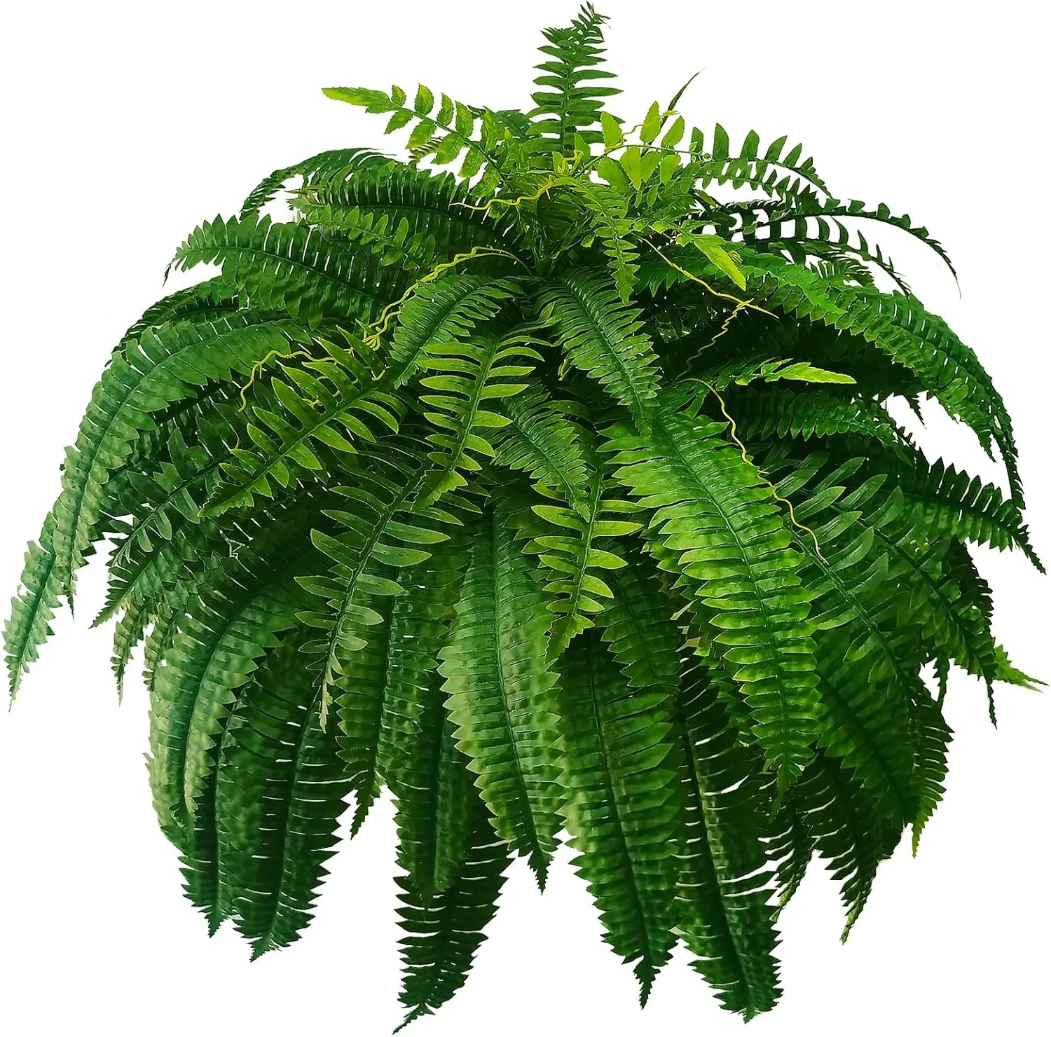 

Waynhui Silky Artificial Boston Fern Bush, 48Inch Artificial Plants, Suitable For Decorating Office, Patio, Living Room