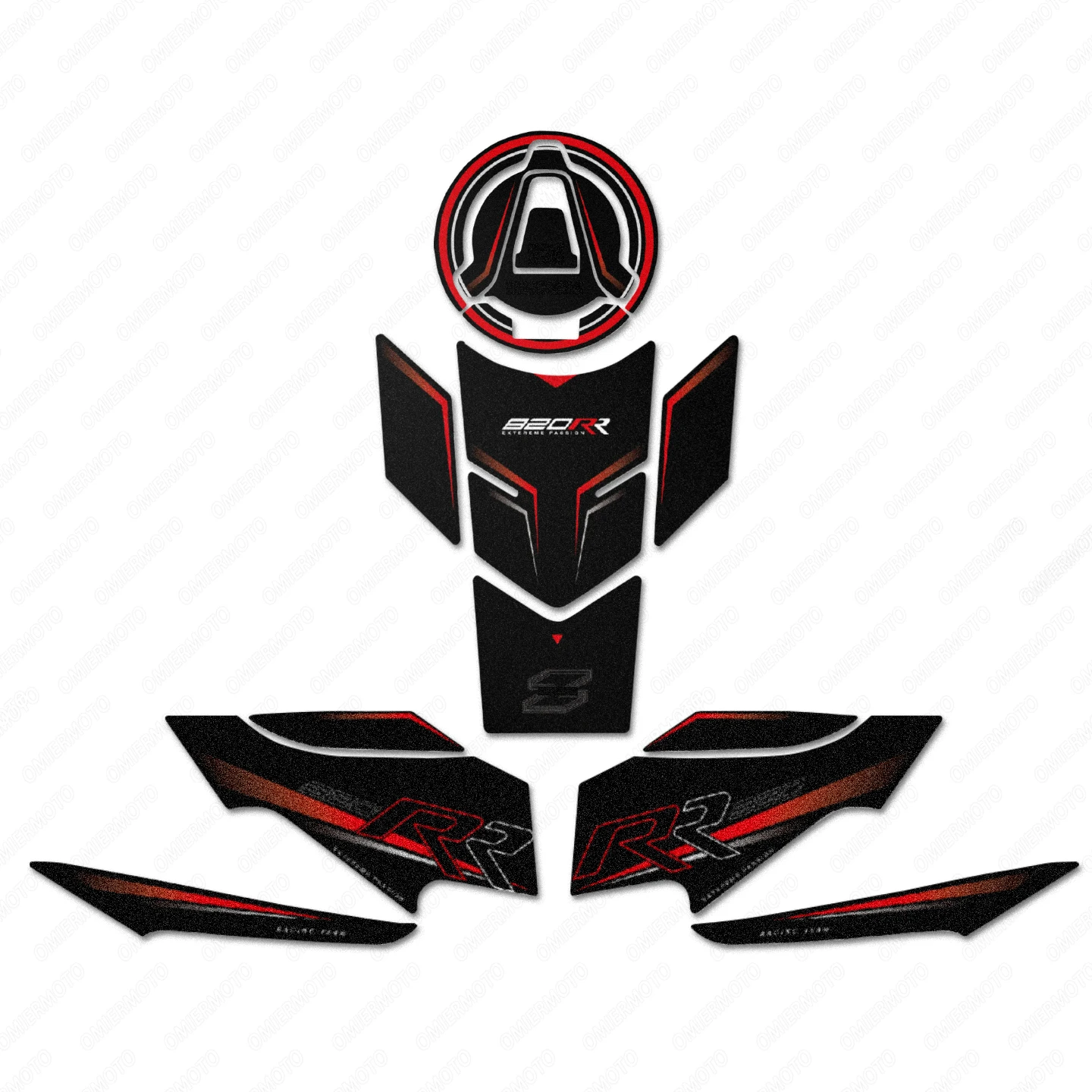 Motorcycle Stickers For ZXMOTO 820RR 820 RR Fuel Tank Pad Decals Accessories