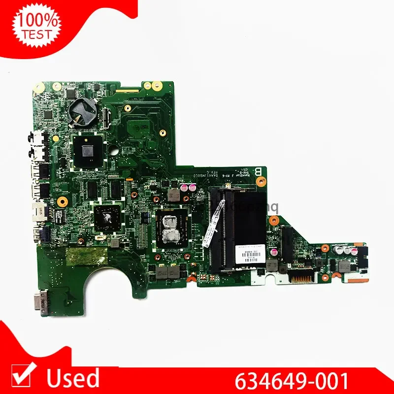 

Used 634649-001 For HP Compaq CQ42 CQ62 Laptop Motherboard I3-350M CPU With HD6300M Video Card