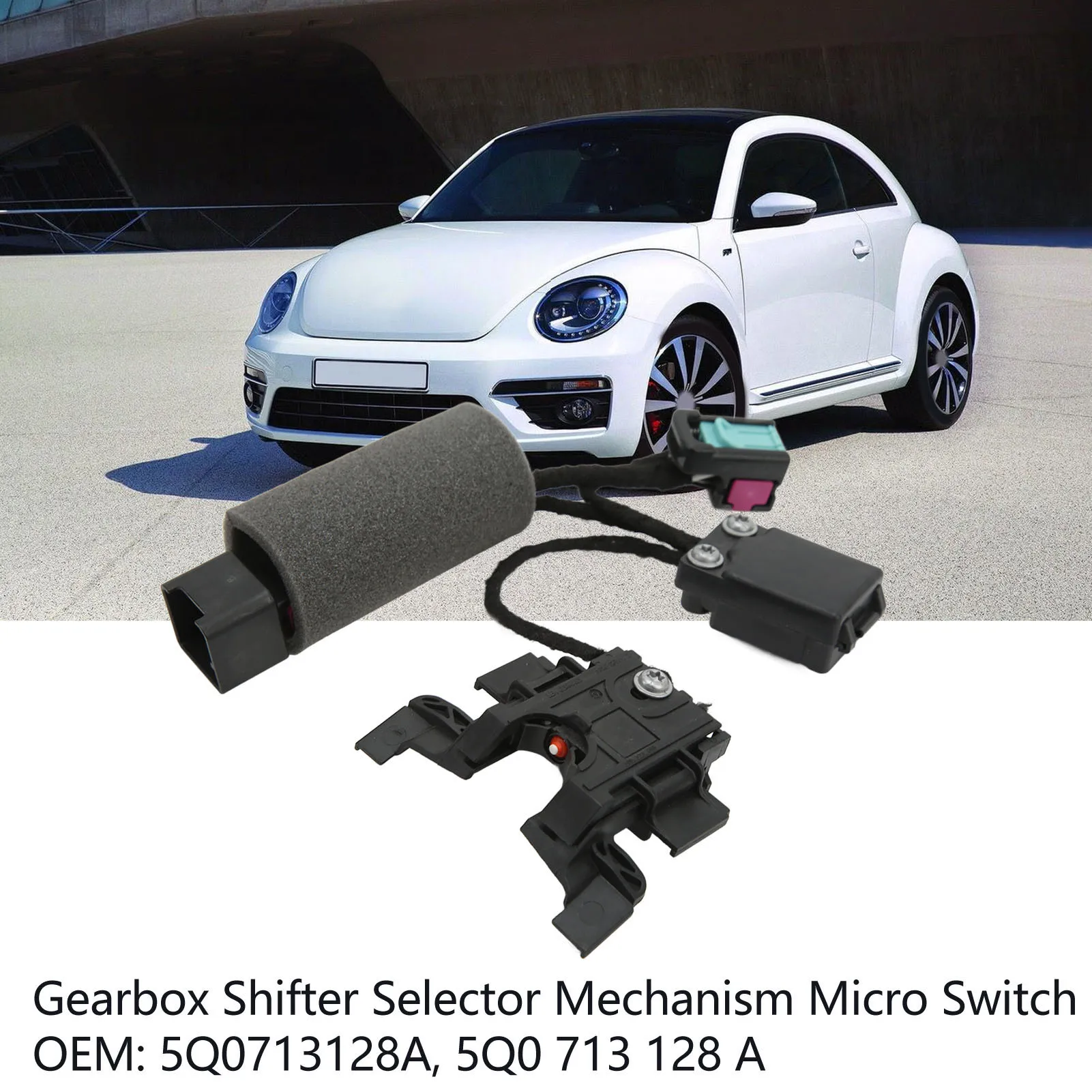 Shifter Micro Switch  Shifter Selector Mechanism Micro Switch 5Q0 713 128 A Replacement for R32 Rabbit Variant Novo