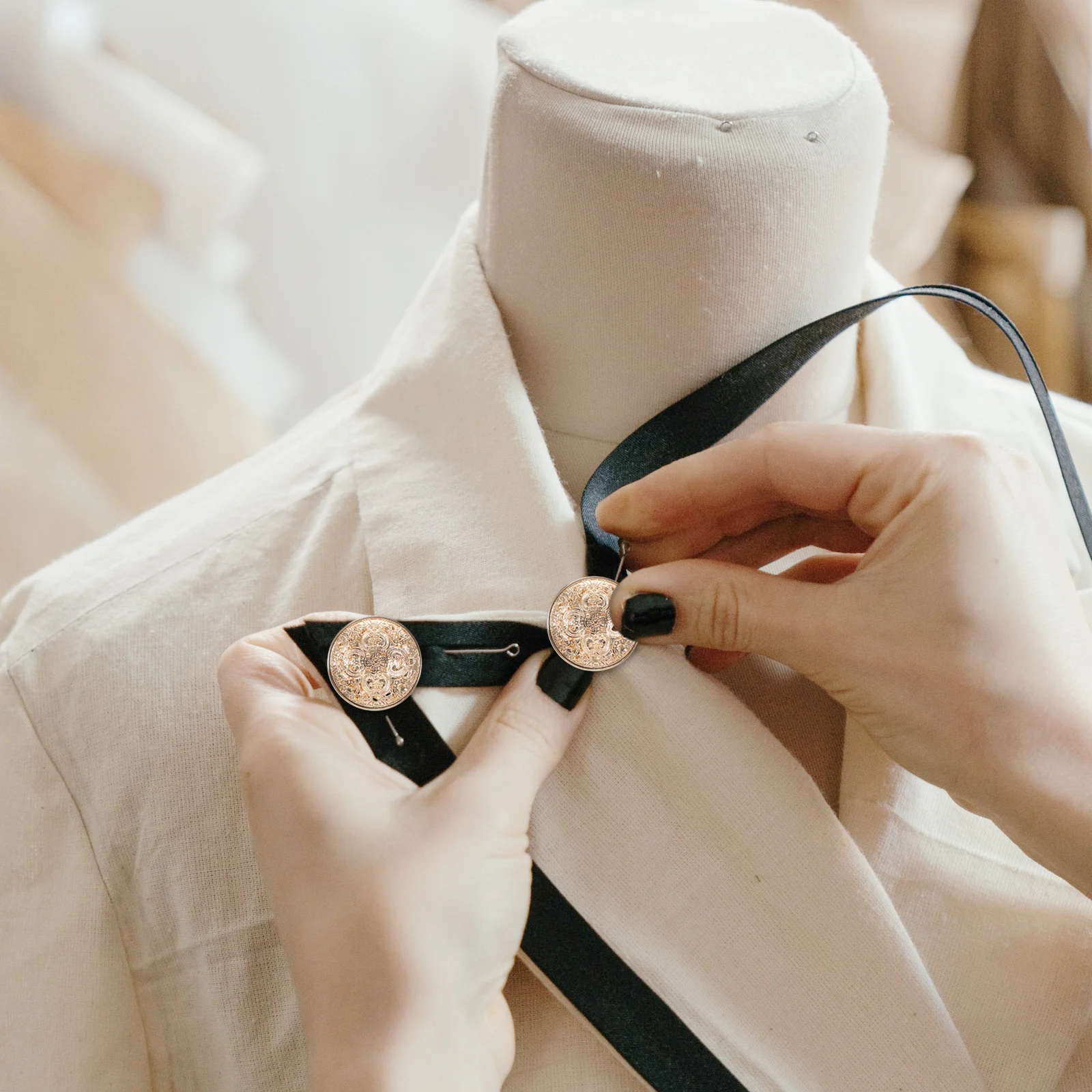 30 قطعة 18 مللي متر أزرار معدنية مع نمط الجوف خارج الثقيلة غير الصدأ السحابات للملابس السترات القبعات حقائب الظهر DIY بها بنفسك #4